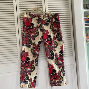 J Crew patterned pants
